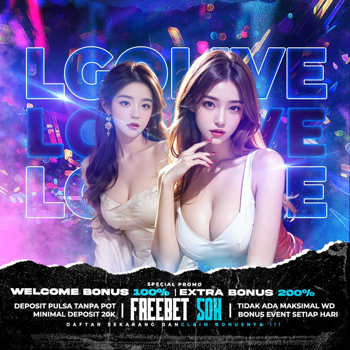 LGOLIVE: Akses Cepat Aztec Gemz & Freebet 50k image 1